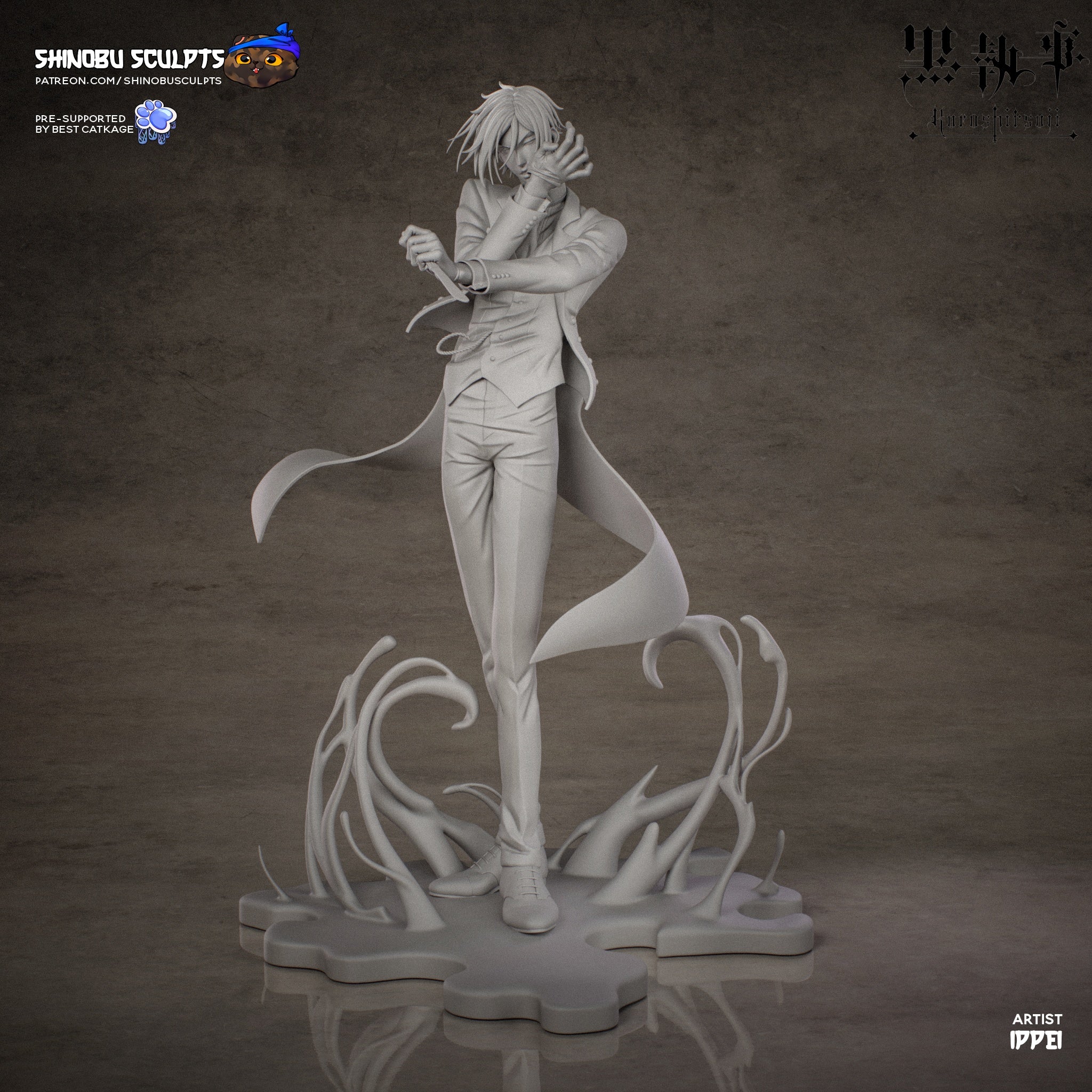Sebastian Michaelis -  Black Butler - 1:8 Scale