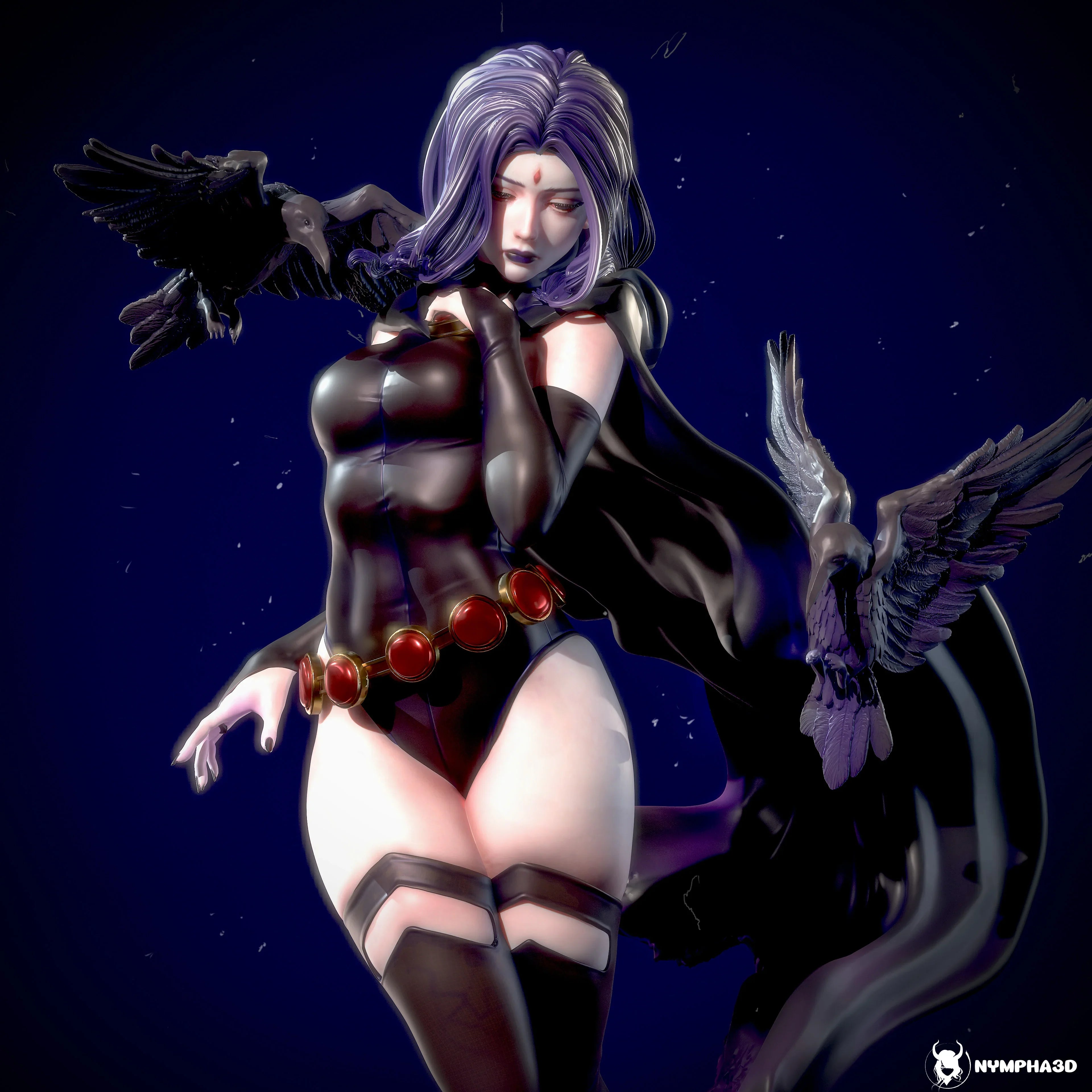 Raven - Teen Titans - DC Comics (SFW/NSFW 18+ Only) - 1:6 Scale Figure