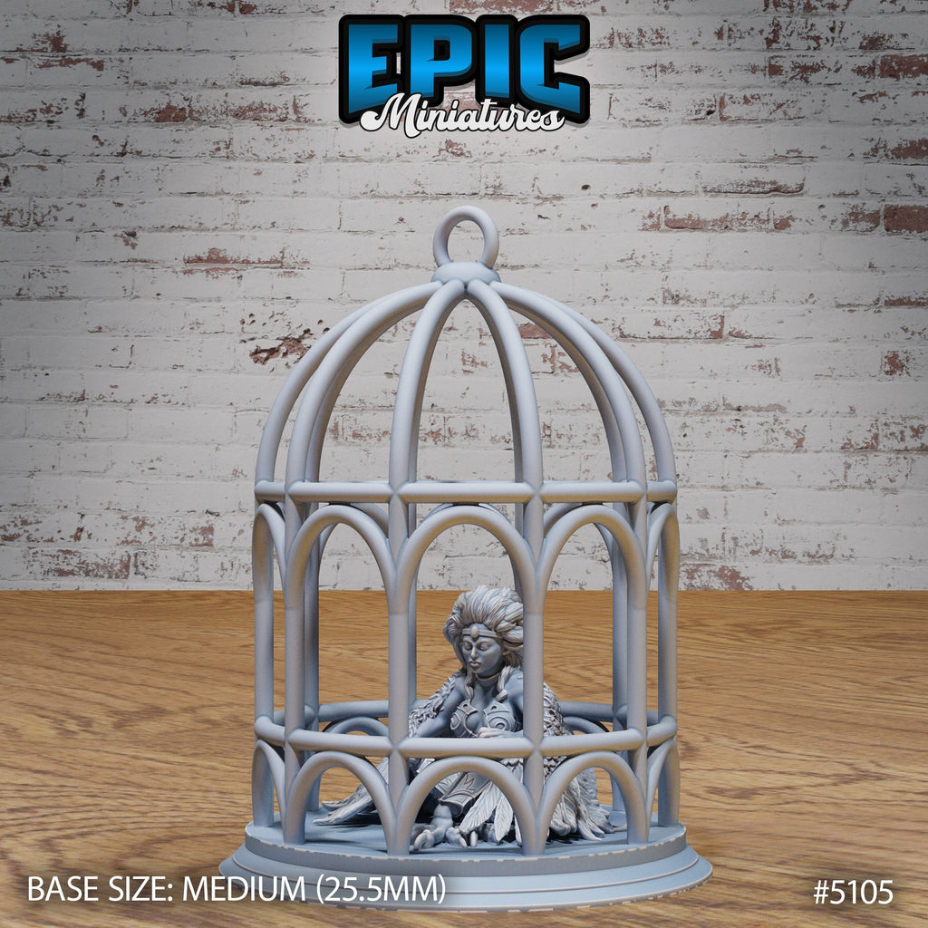 Captured Harpy – Enslaved Monster Miniatures