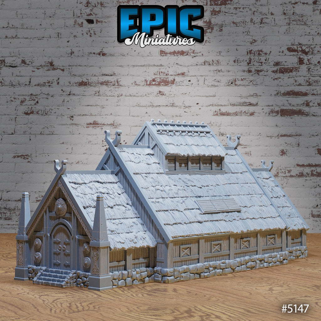 Viking Hall Tabletop Terrain