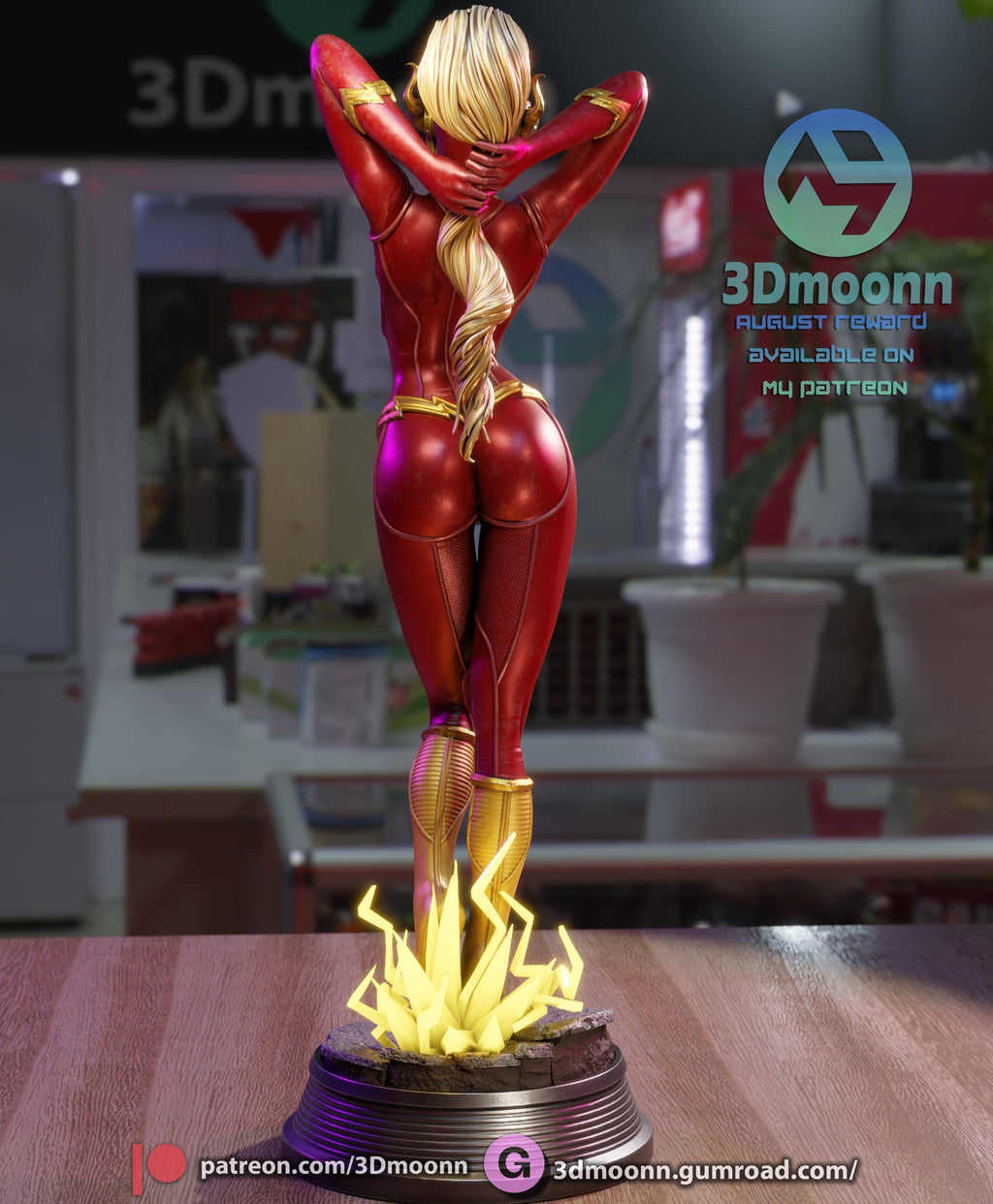 Lady Flash - DC Comics (SFW/NSFW 18+) - 1:6 Scale