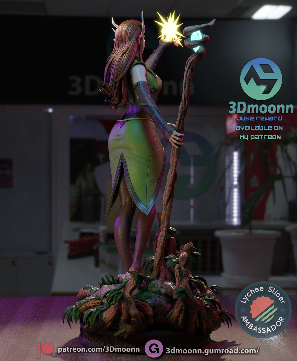 Keyleth - Critical Role / Vox Machina (SFW/NSFW 18+ Only) - 1:6 Scale & Bust