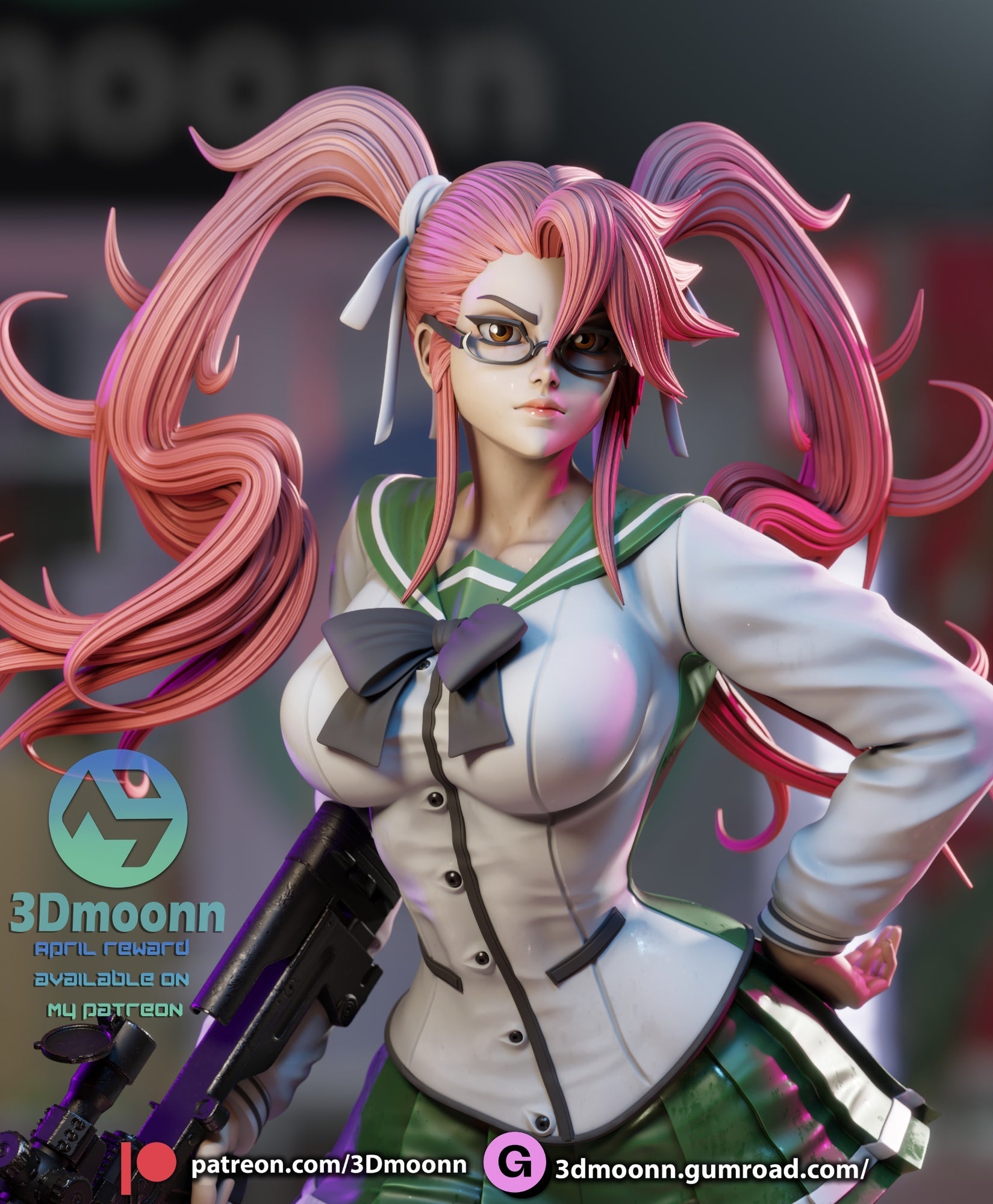 Saya Takagi - Highschool of the Dead - (SFW/NSFW 18+) 1:6 Scale