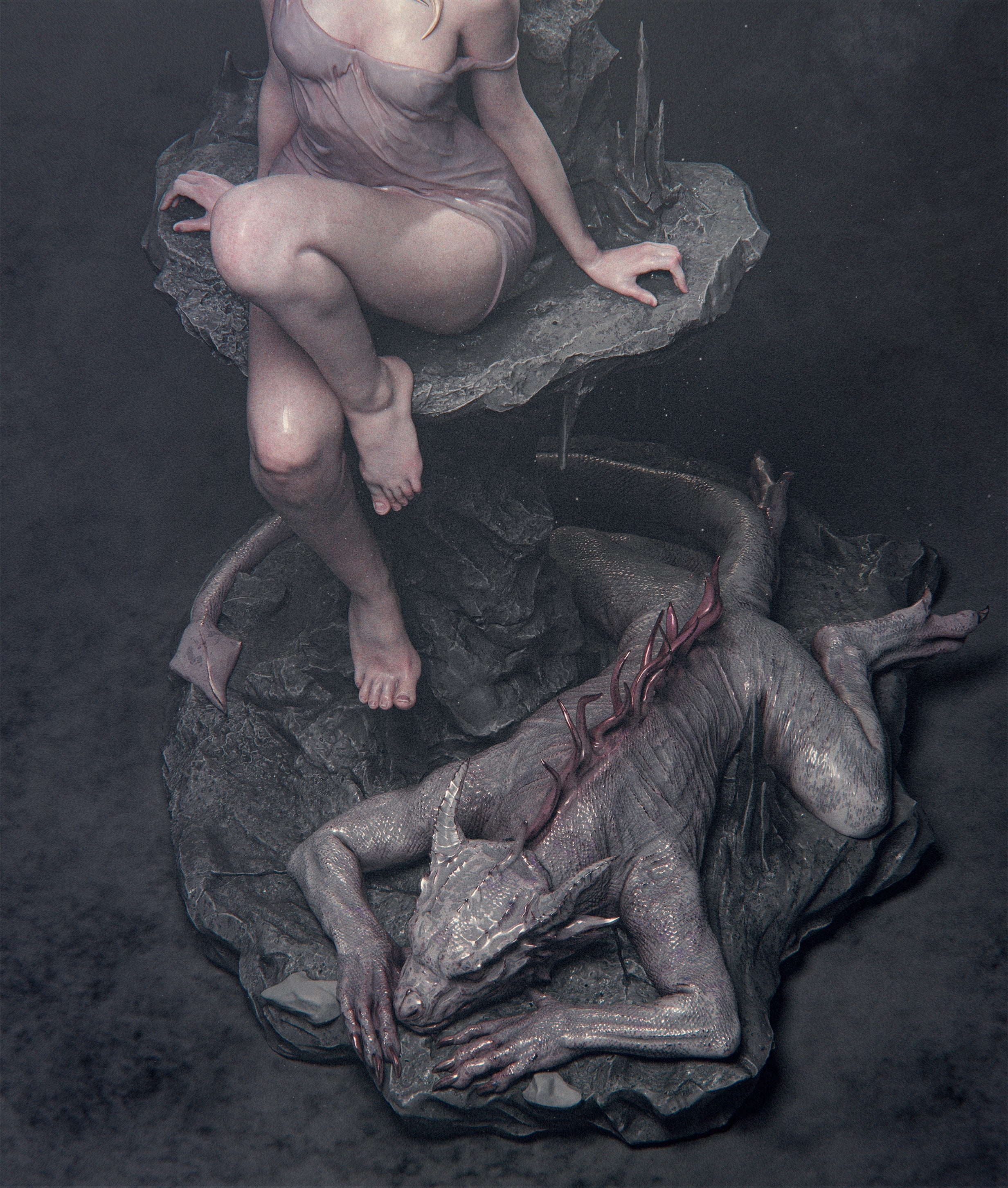 Elegy of the Wyrm - CA3D Original Figure - 1:6, 1:9 Scale Figures & Bust