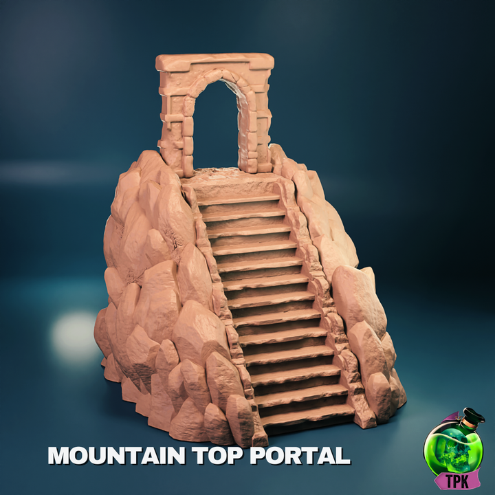 Mountain Top Portal - Fantasy RPG Terrain Piece
