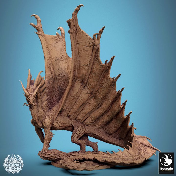 Legendary Metallic Gold Dragon Walk