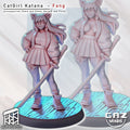 Cat GIrl - Katana Fang Miniature