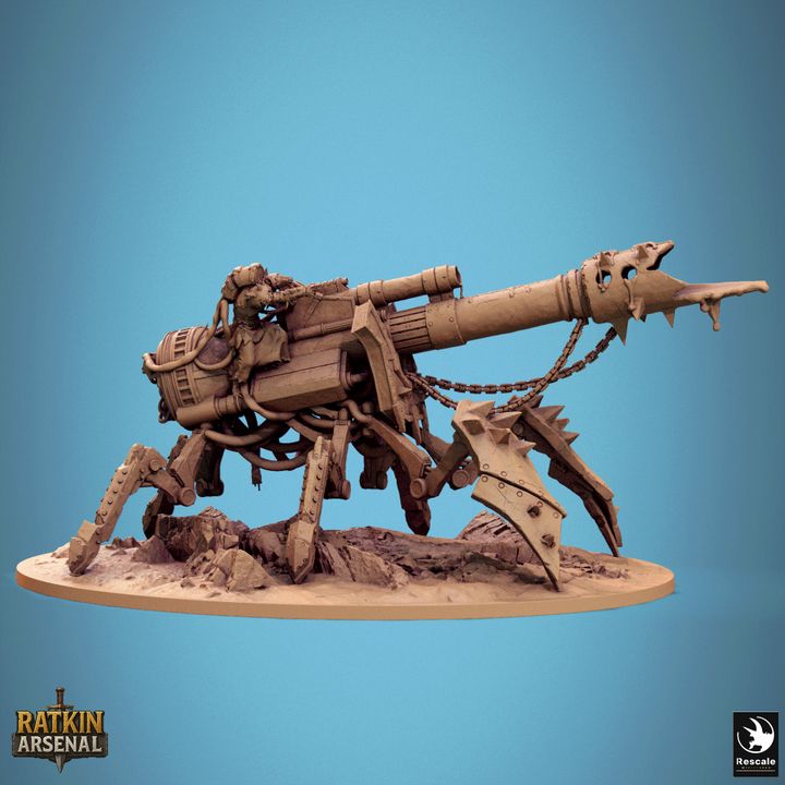 Ratkin Heavy Plasma Cannon – War Machine Miniature