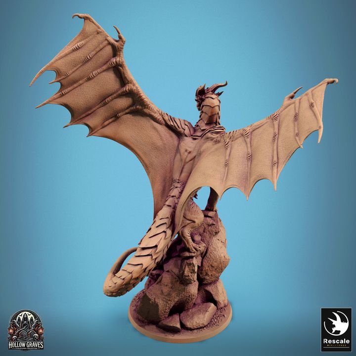 Legendary Metallic Copper Dragon - Roar
