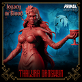 Dark Lady Thalyra Droswyn – Gothic Vampire Lady with Carnivorous Plants Miniature