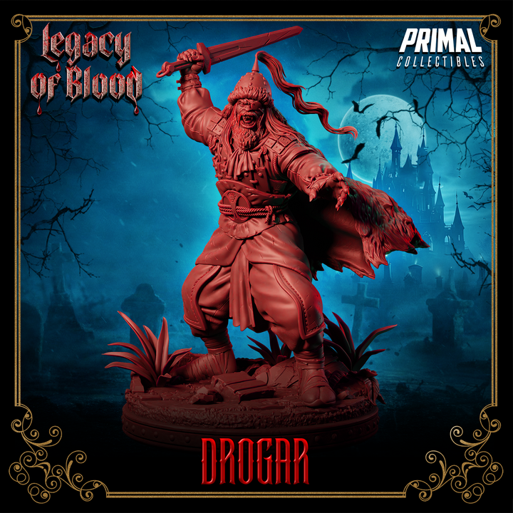 Drogar, Vampire Barbarian Miniature