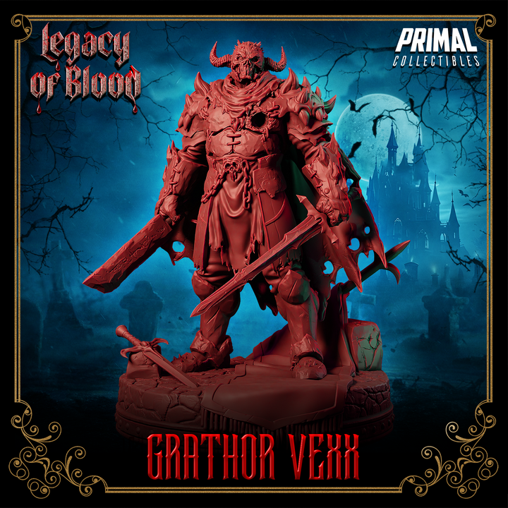Grathor Vexx, Death Knight Undead Spirit Miniature