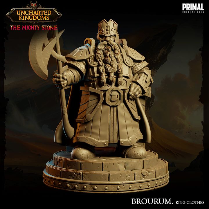 Dwarf - Brourum Axedelver (King Clothes)