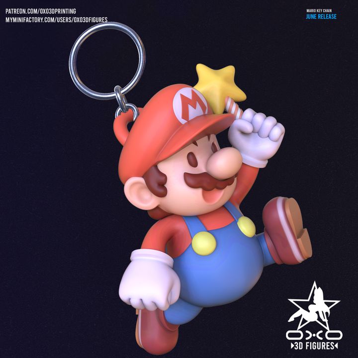 Mario - Super Mario Bros. - Keychain