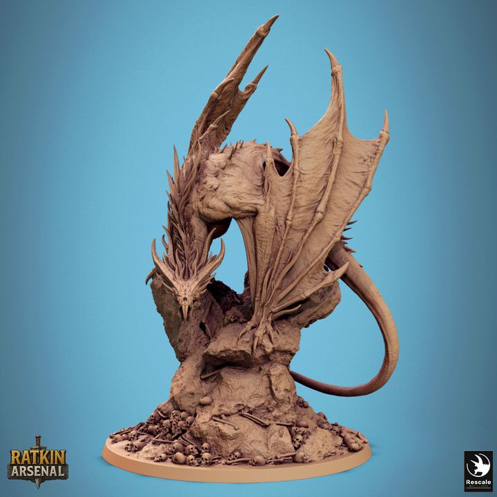 Blind Crypt Wyrm Miniature