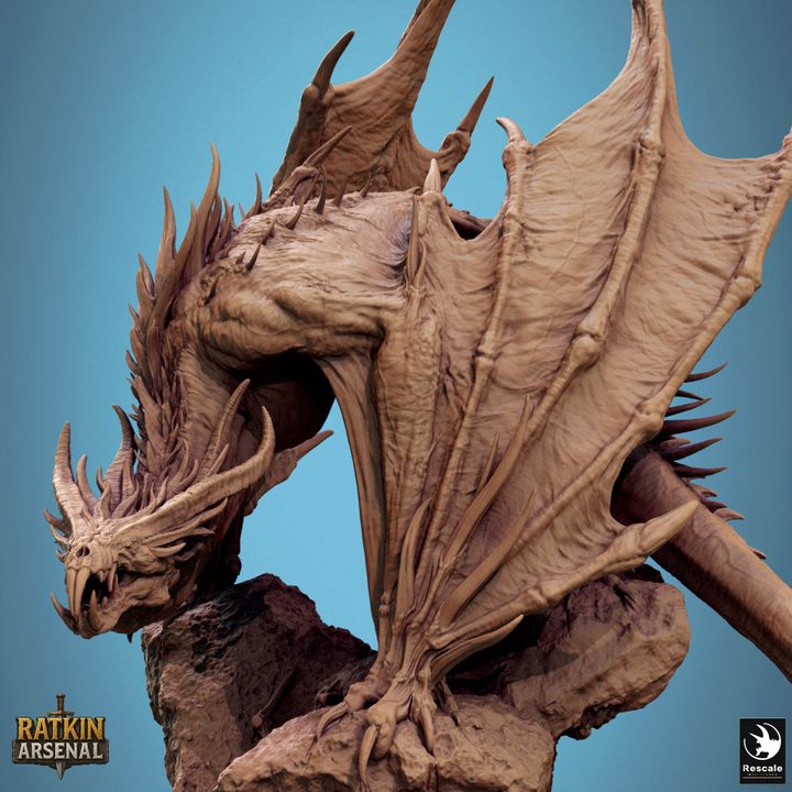 Blind Crypt Wyrm Miniature