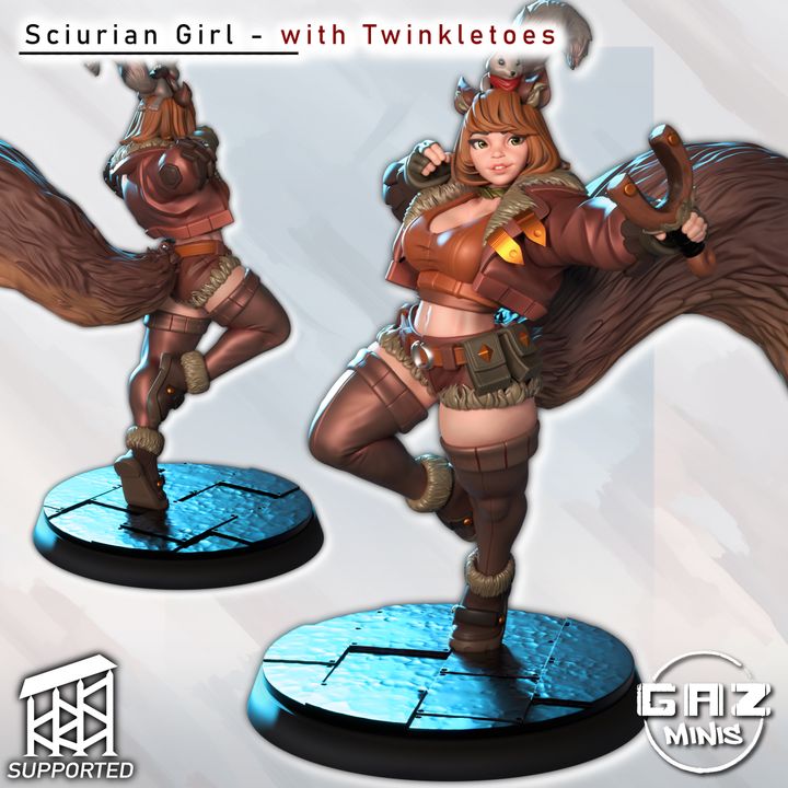 Sciurian Girl with Twinkletoes