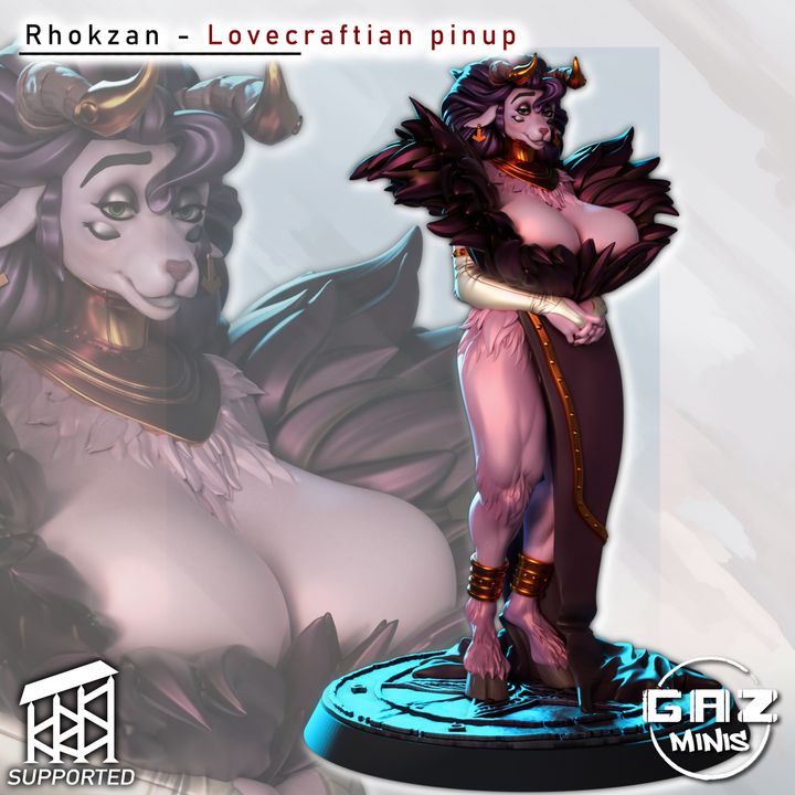 Rhok Zan - Lovecraftian Pin-Up