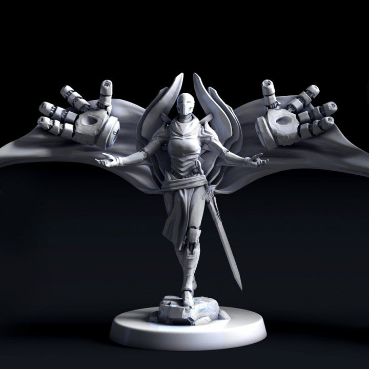 Argent Defenders - Cyber-Knight Squad Miniatures