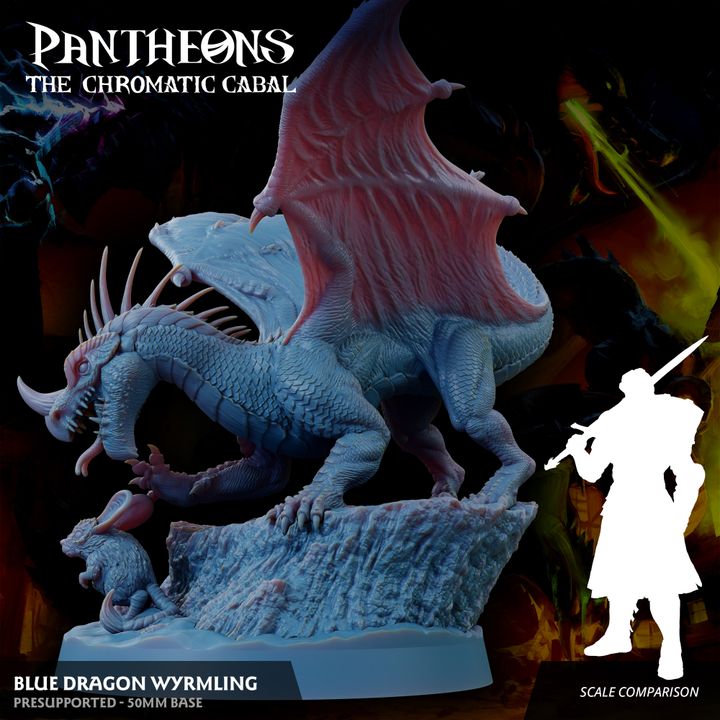 Wyrmling Blue Dragon