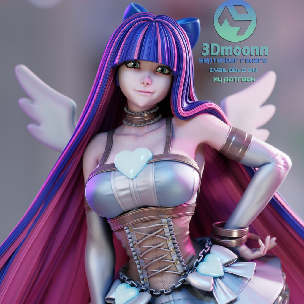 Stocking - Panty and Stocking with Garterbelt (SFW/NSFW 18+ Only) - 1:6 Scale