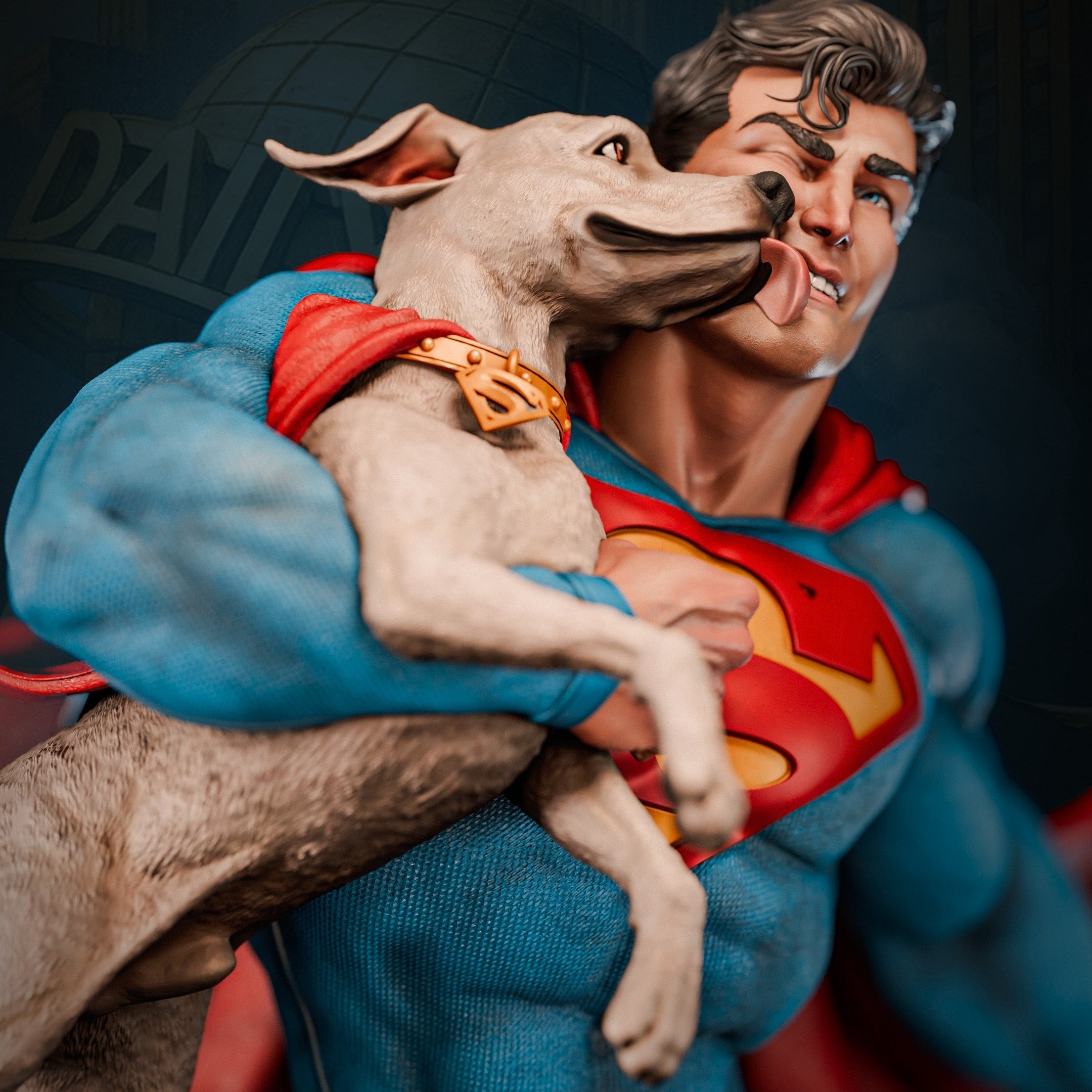 Superman & Krypto - DC Comics - 1:6 Scale & Bust