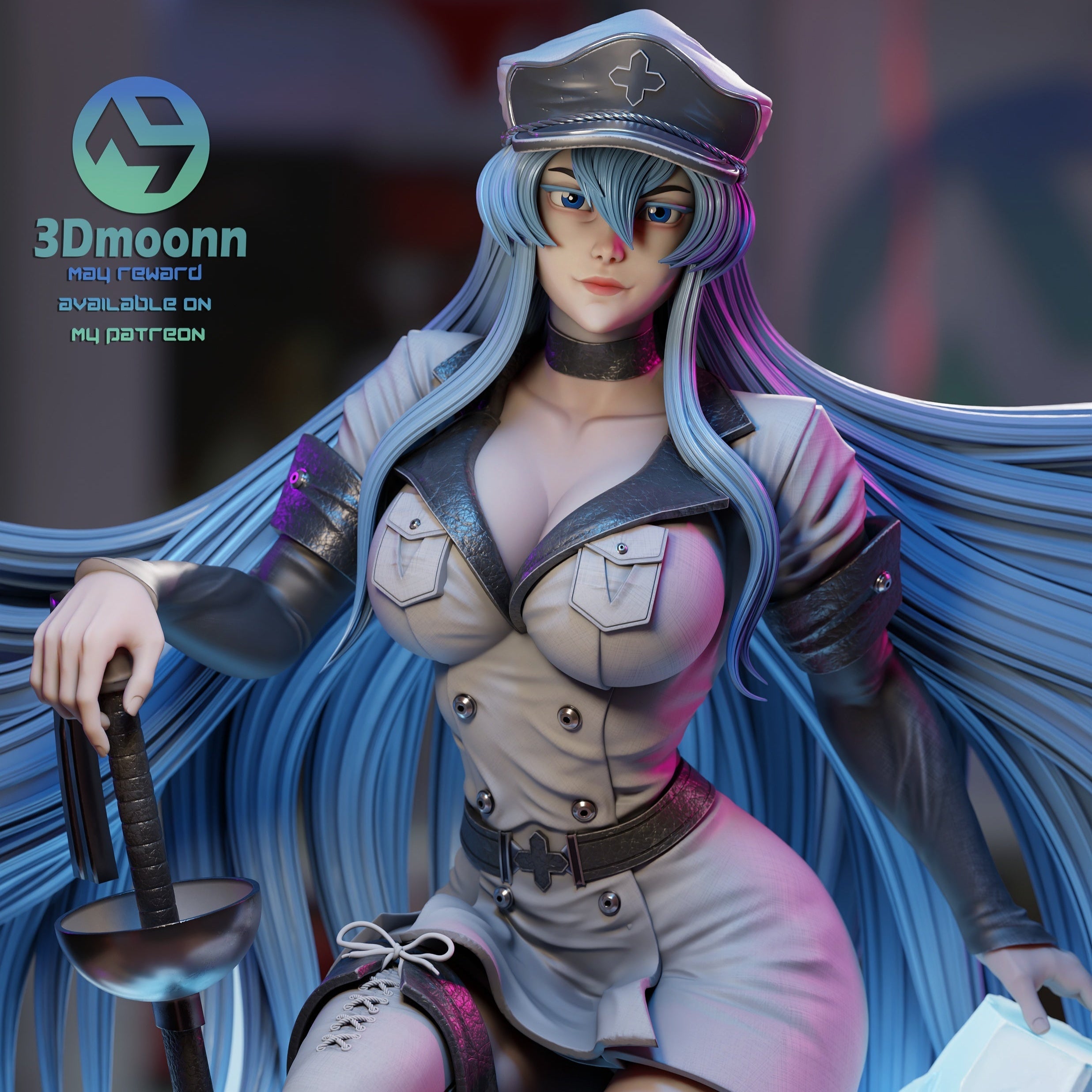 Esdeath - Kill La Kill / Akame Ga Kill! (SFW/NSFW 18+ Only) - 1:6 Scale