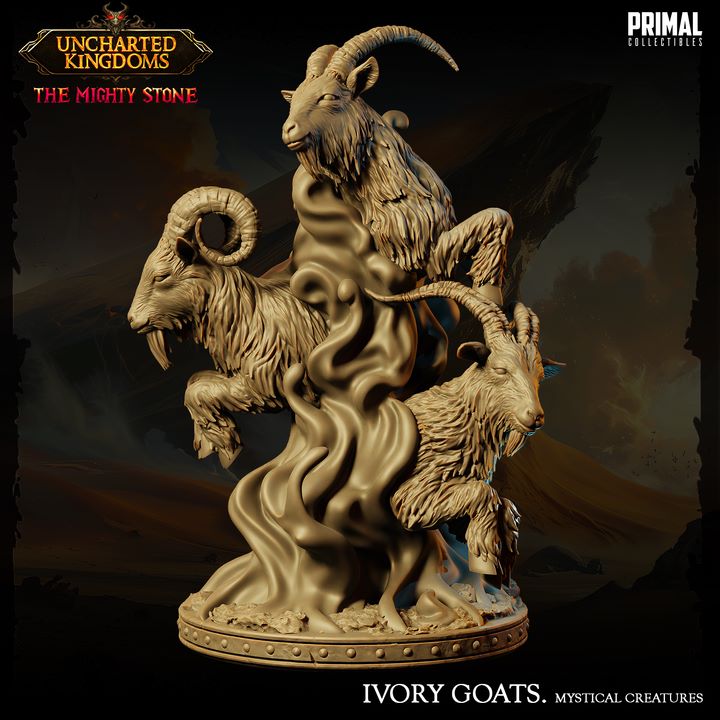 Mystical Animals - Ivory Goats