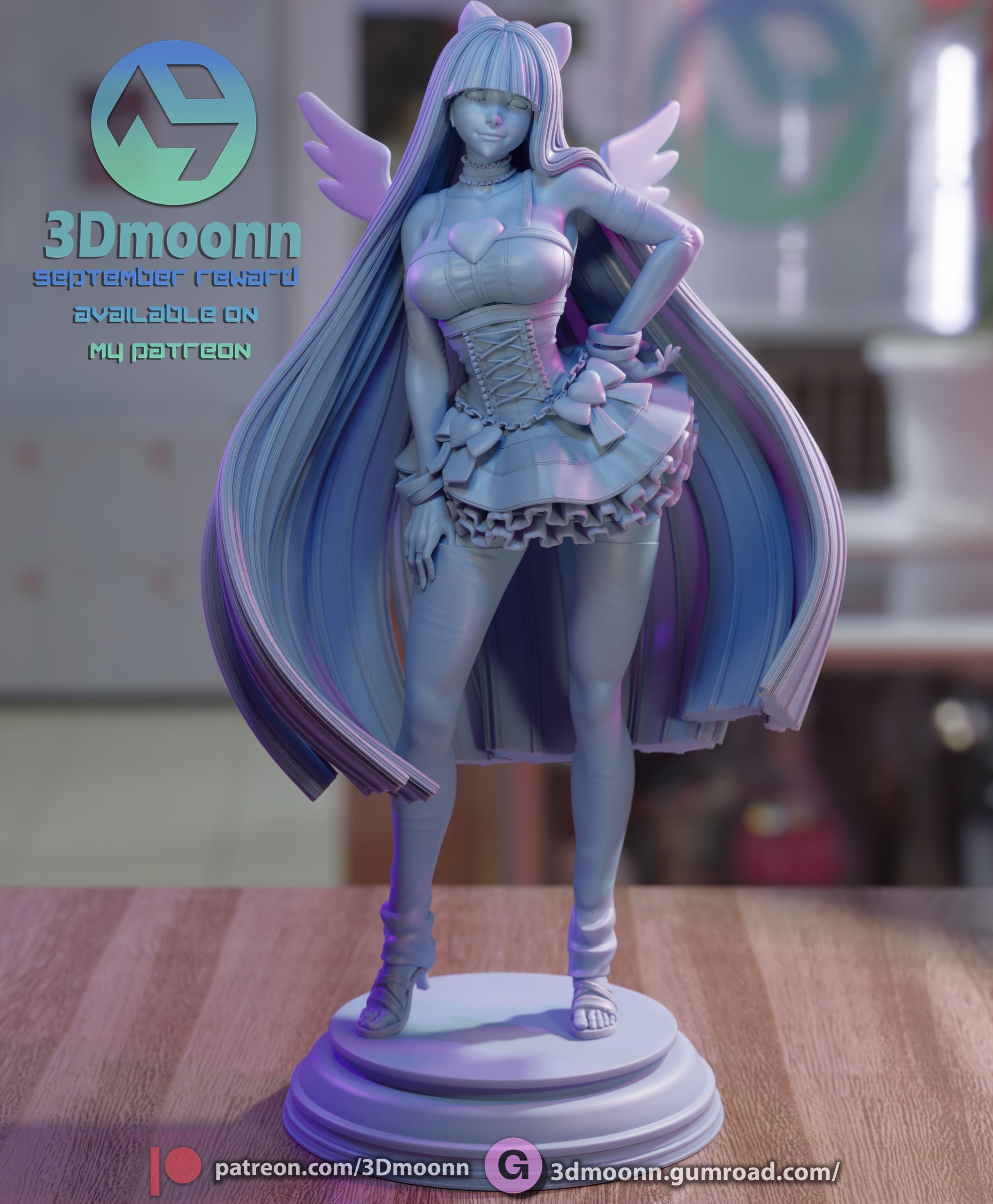 Stocking - Panty and Stocking with Garterbelt (SFW/NSFW 18+ Only) - 1:6 Scale