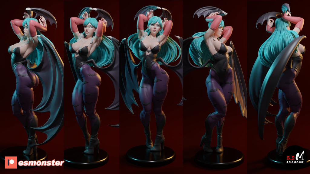 Morrigan Aensland - Darkstalkers (SFW/NSFW 18+ Only) - 1:6 Scale Figure
