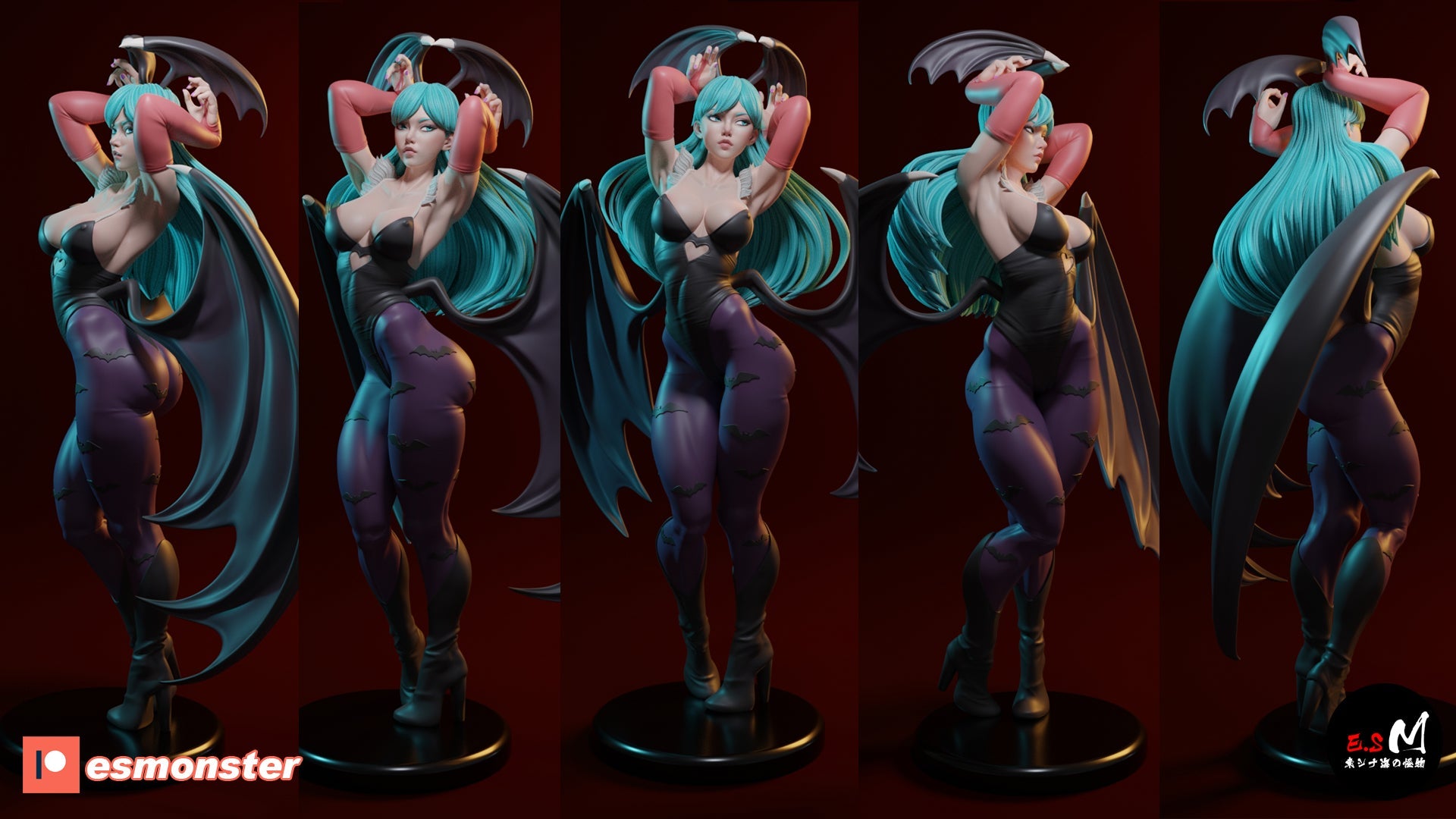 Morrigan Aensland - Darkstalkers (SFW/NSFW 18+ Only) - 1:6 Scale Figure