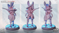 Aurelia - Hare Mage Miniature (32mm and 55mm, SFW/NSFW)