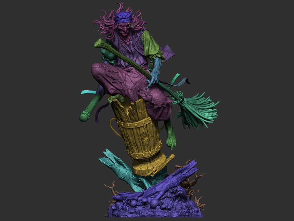 Baba Yaga - (SFW/NSFW 18+ Only) - 1:6, 1:9 Scale Figures & Bust