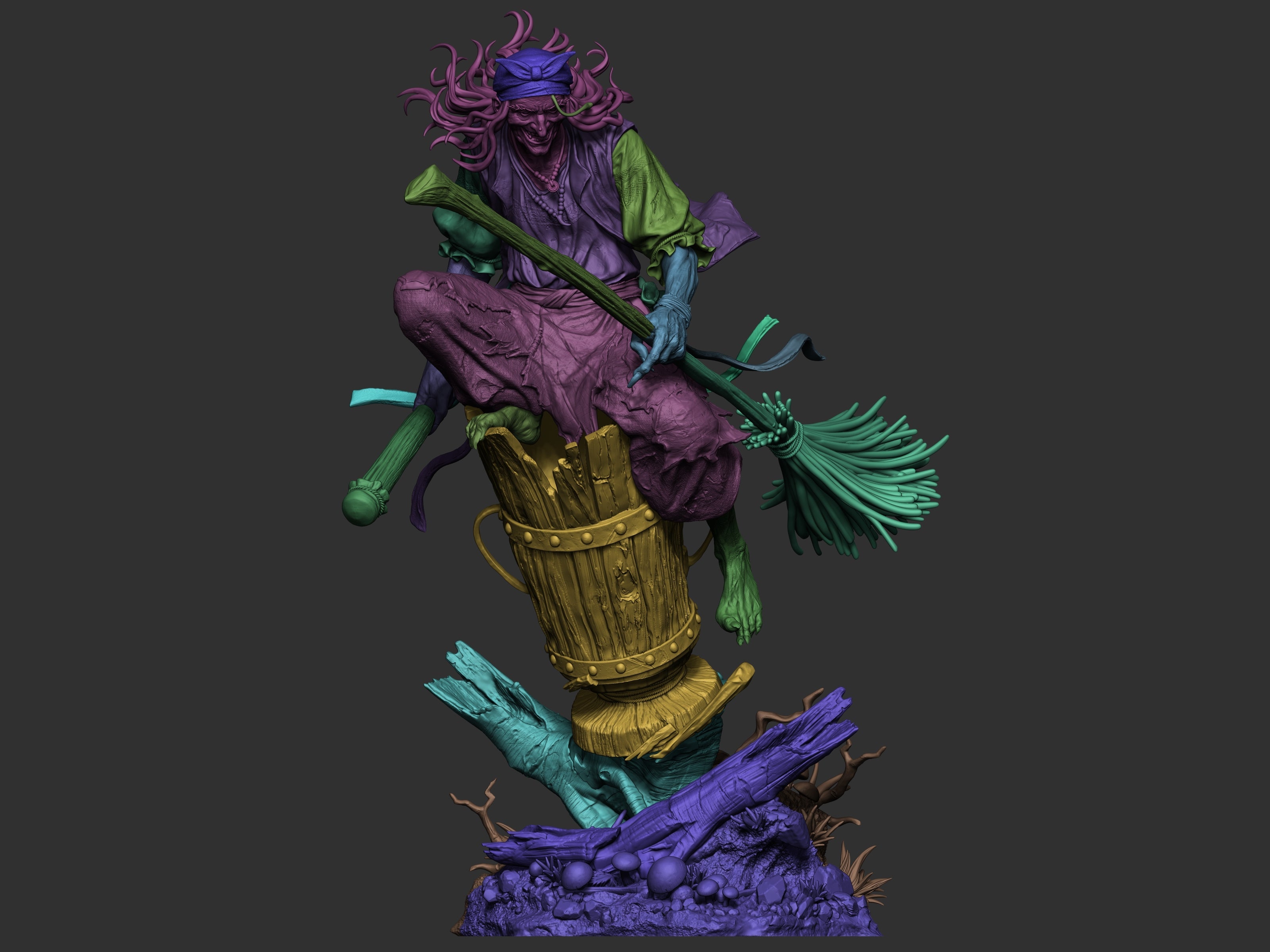 Baba Yaga - (SFW/NSFW 18+ Only) - 1:6, 1:9 Scale Figures & Bust