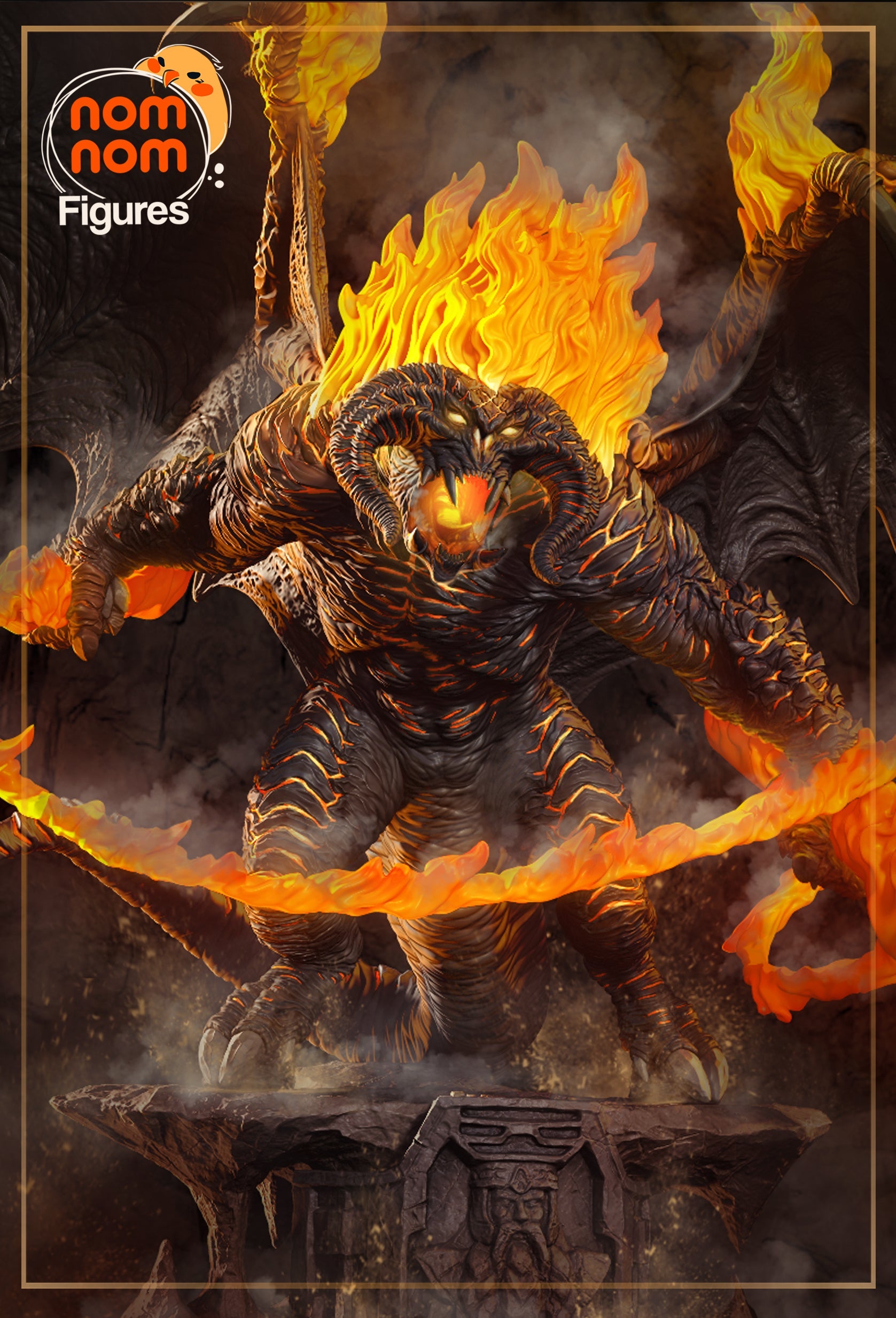 Balrog - LoTR - 1:10 Scale, 75mm, Bust