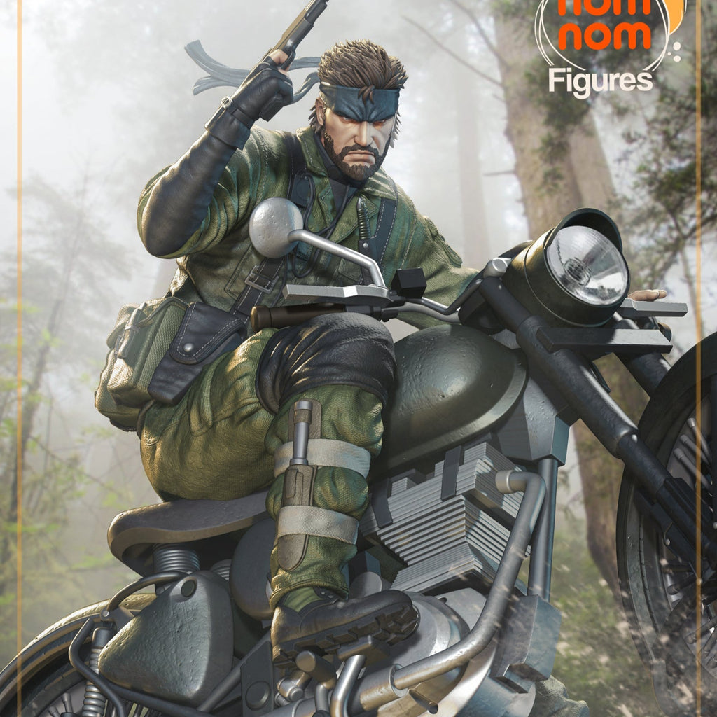 Naked Snake - Metal Gear Solid - 75mm, 1:10 Scale, Bust