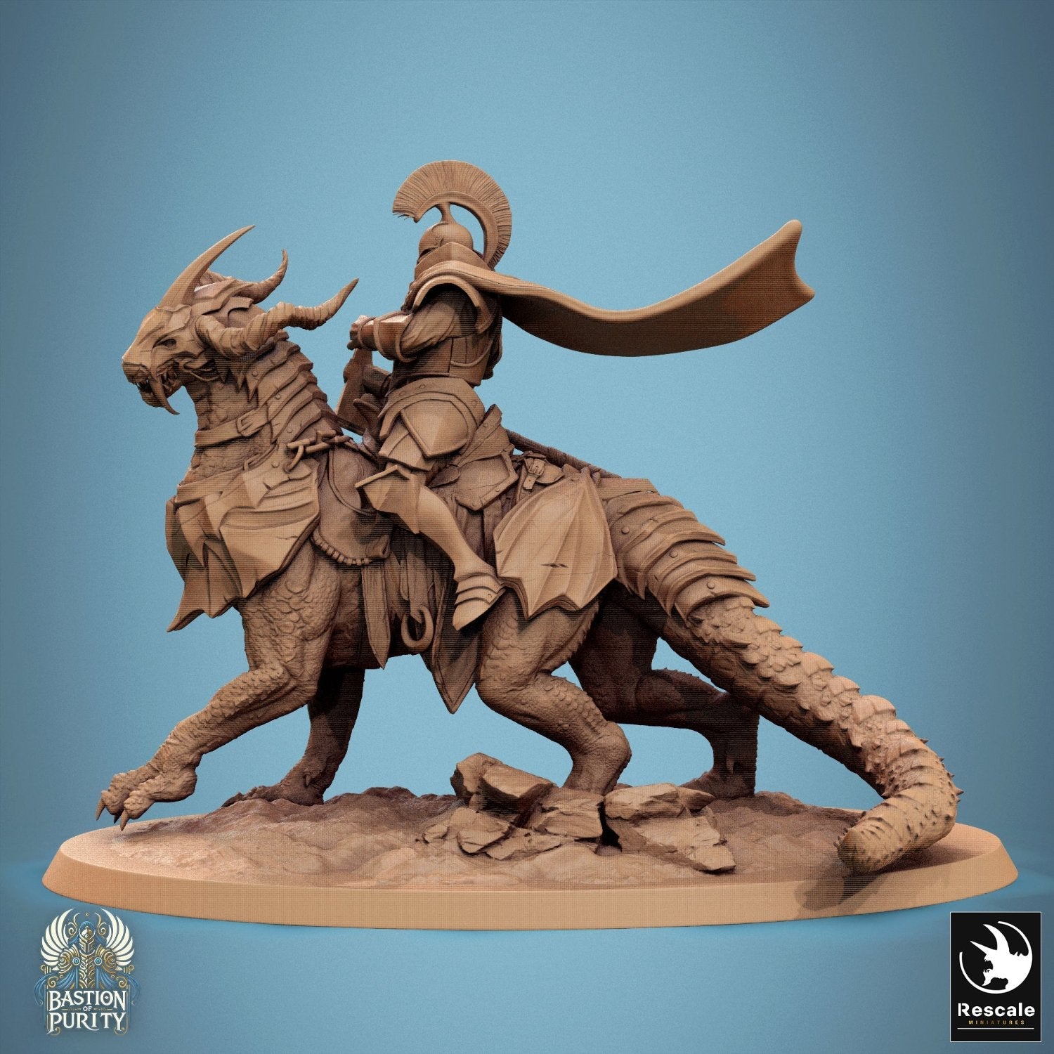 Dragoryx - Mounted & Caped Rider