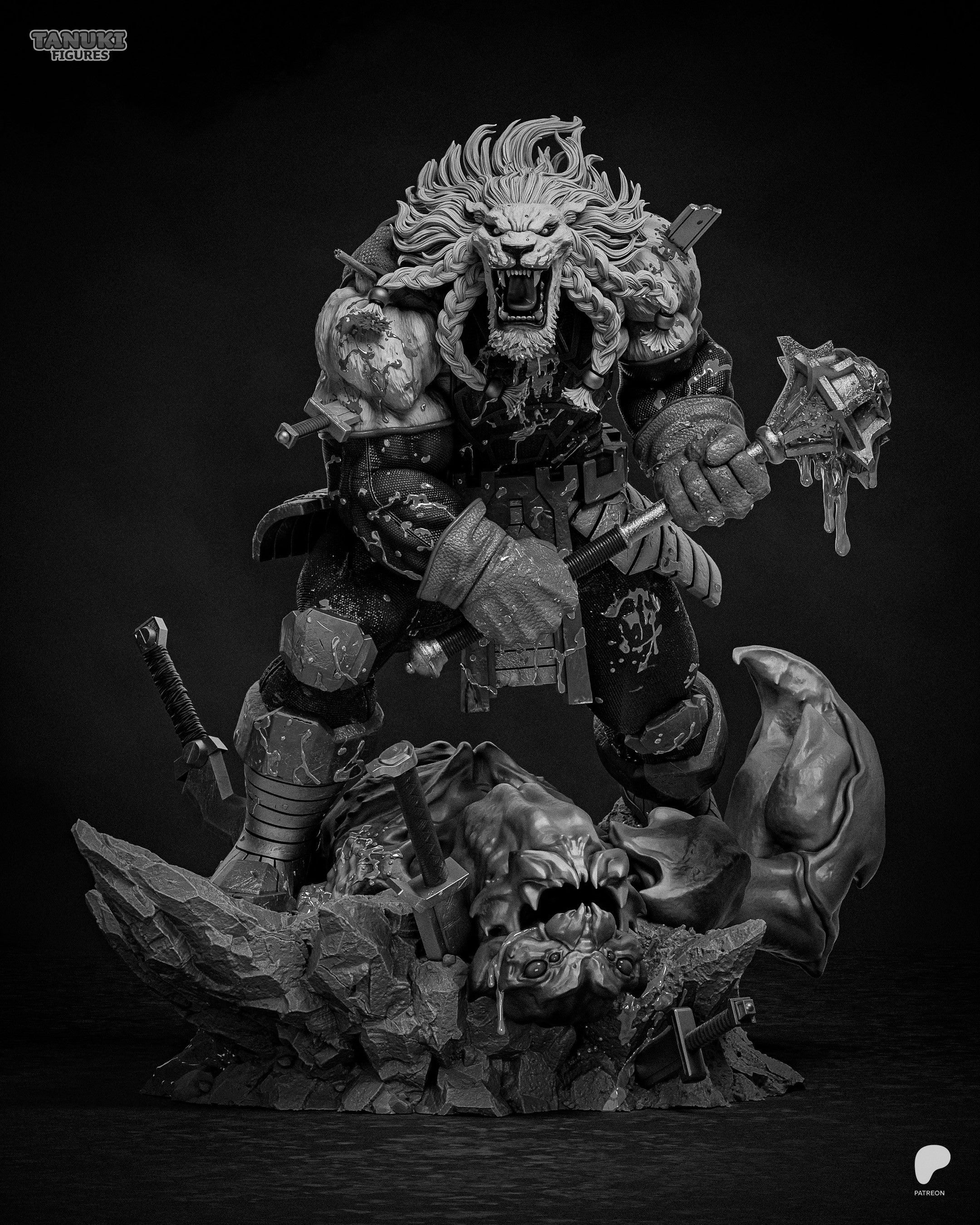 Battle Beast - Invincible - Skybound Comics - 1:6 Scale, Bust