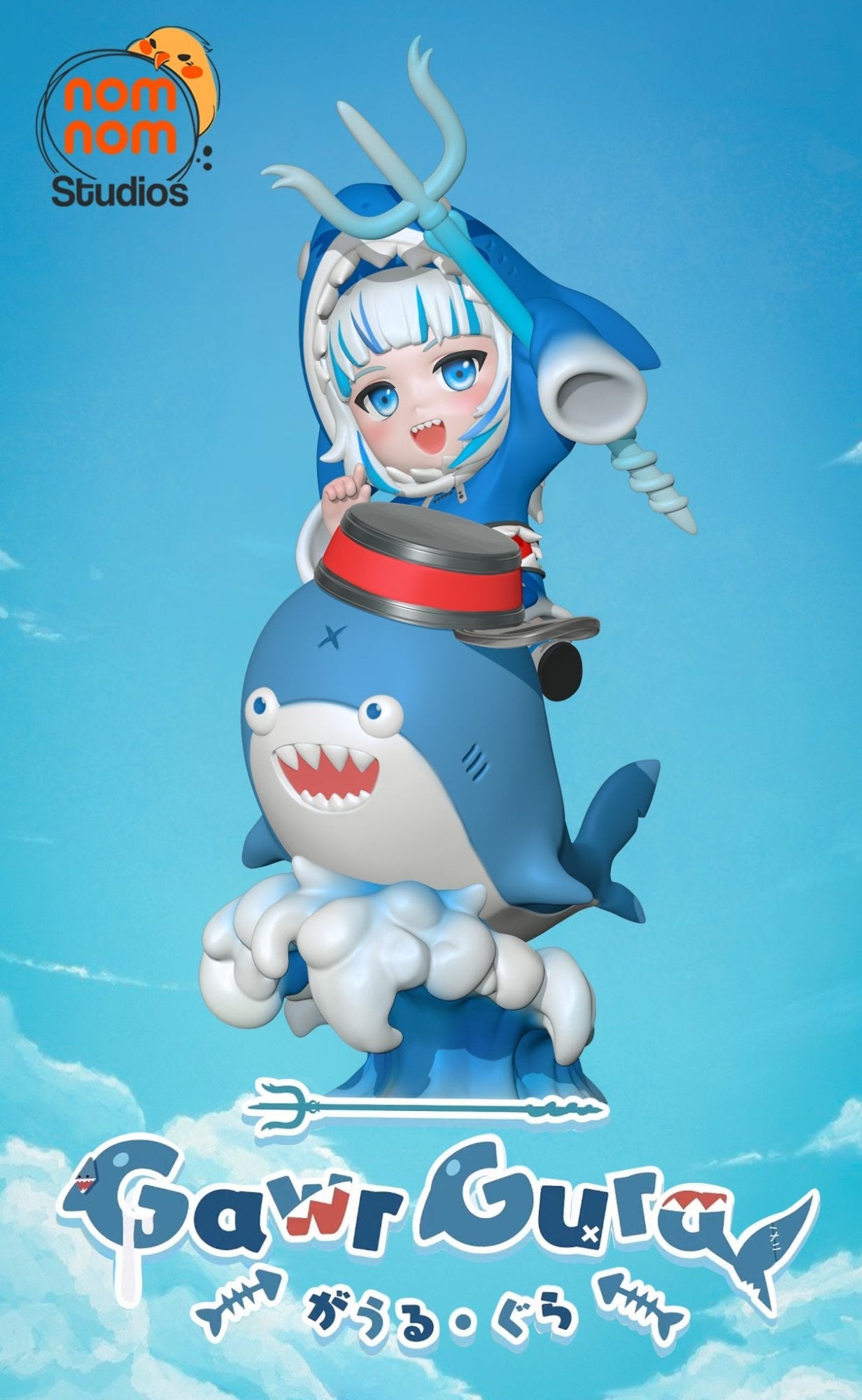 Chibi Gawr Gura - Virtual Social Media Star - Hololive