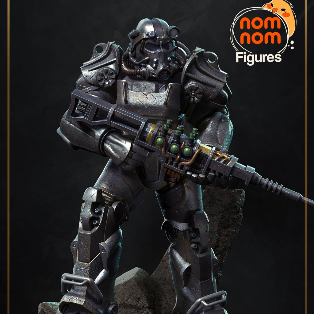 T-60 Armor - Fallout - 1:10 Scale, 75mm, Bust