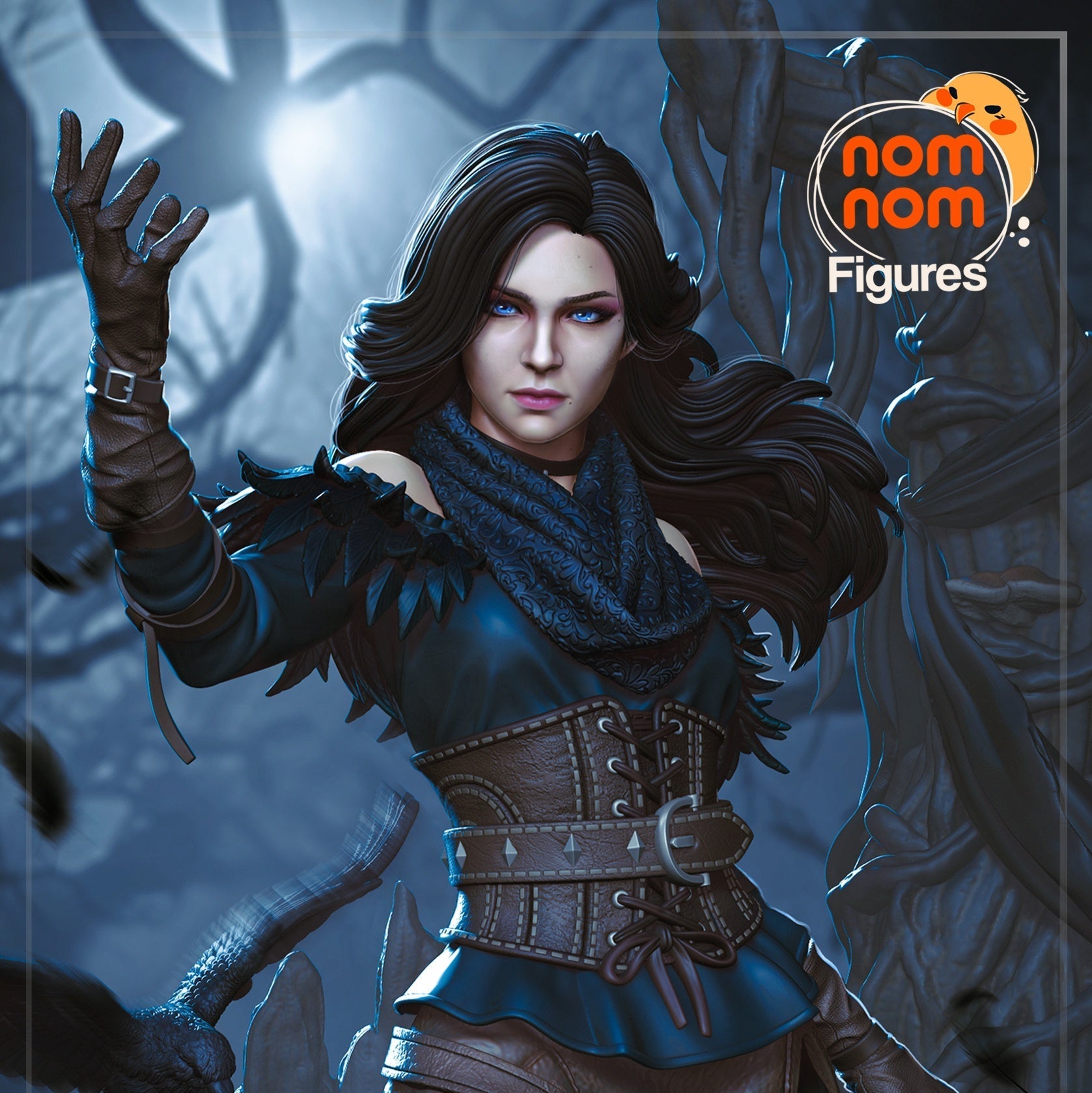 Yennefer - Witcher - 75mm, 1:10 Scale, Bust