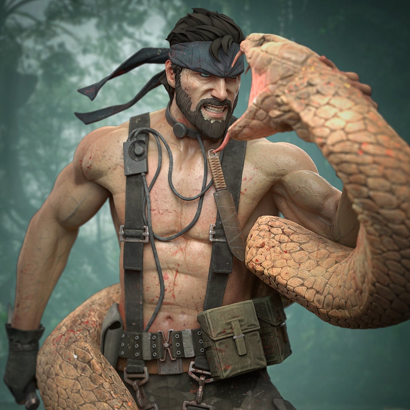 Big Boss - Metal Gear Solid - 1:8 Scale