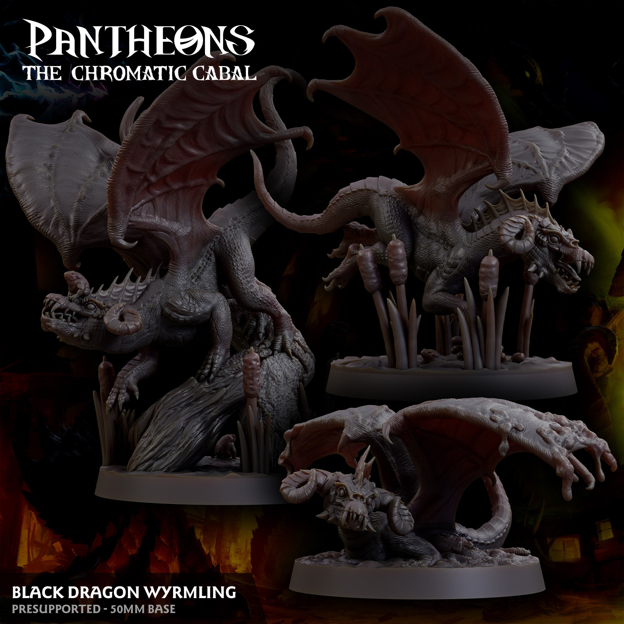 Wyrmling Black Dragon