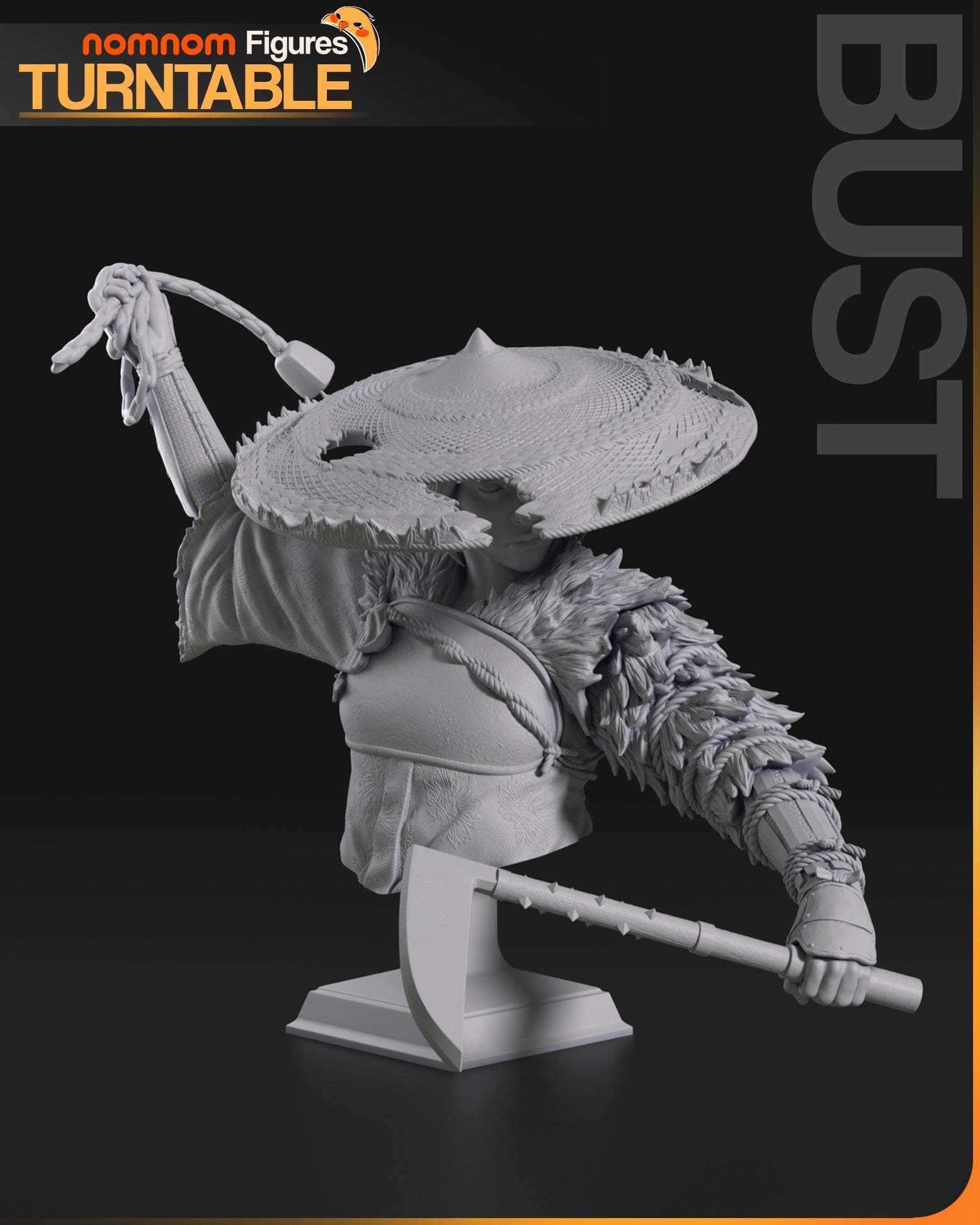 Atsu - Ghost of Yotei - 75mm, 1:10 Scale, Bust