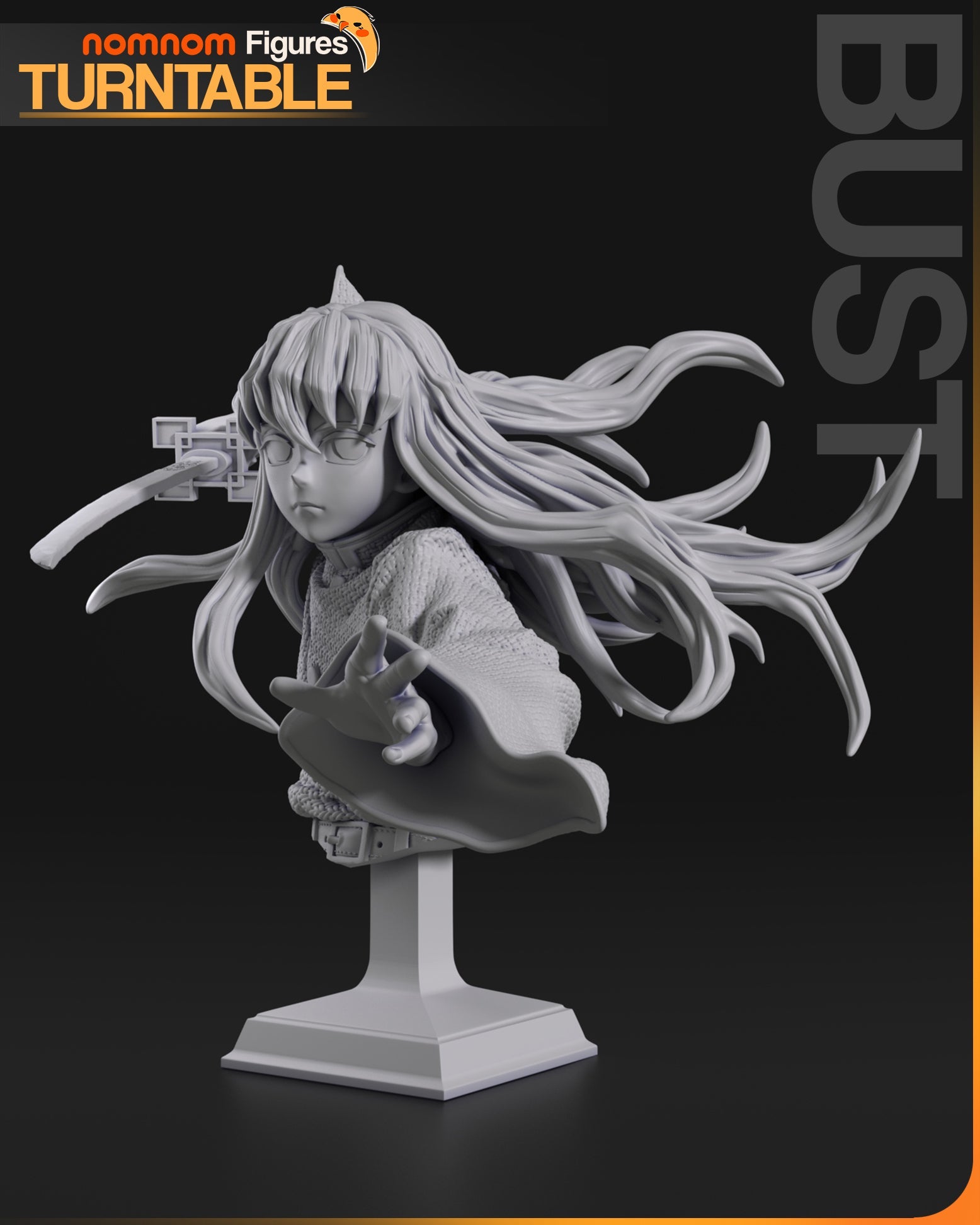 Muichiro - Demon Slayer / Kimetsu no Yaiba - 75mm, 1:10 Scale & Bust