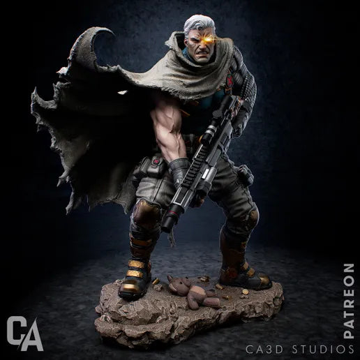 Cable - Marvel Comics - 1:6, 1:9 Scale Figures & Bust