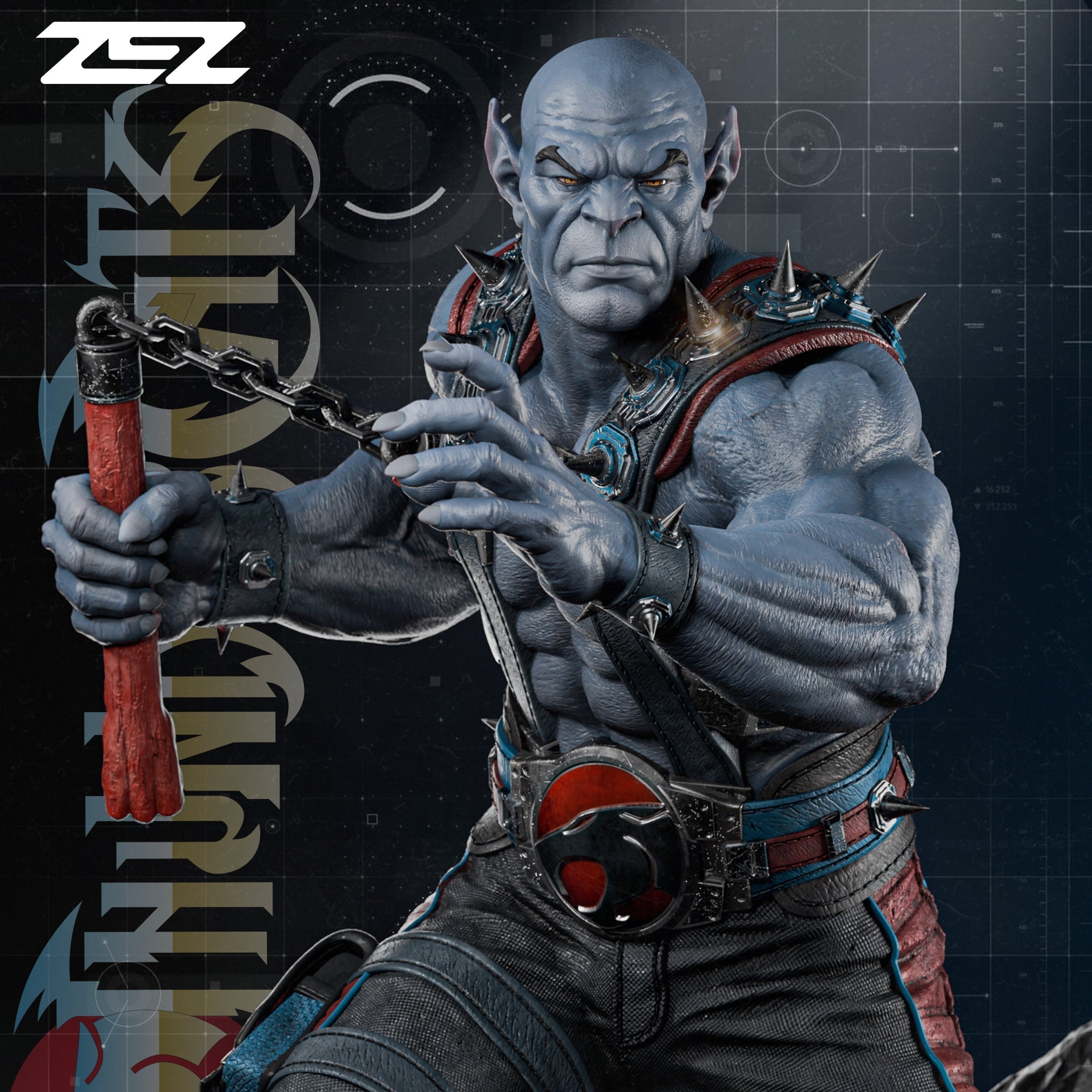 Panthro - Thundercats - 1:6 Scale, Bust