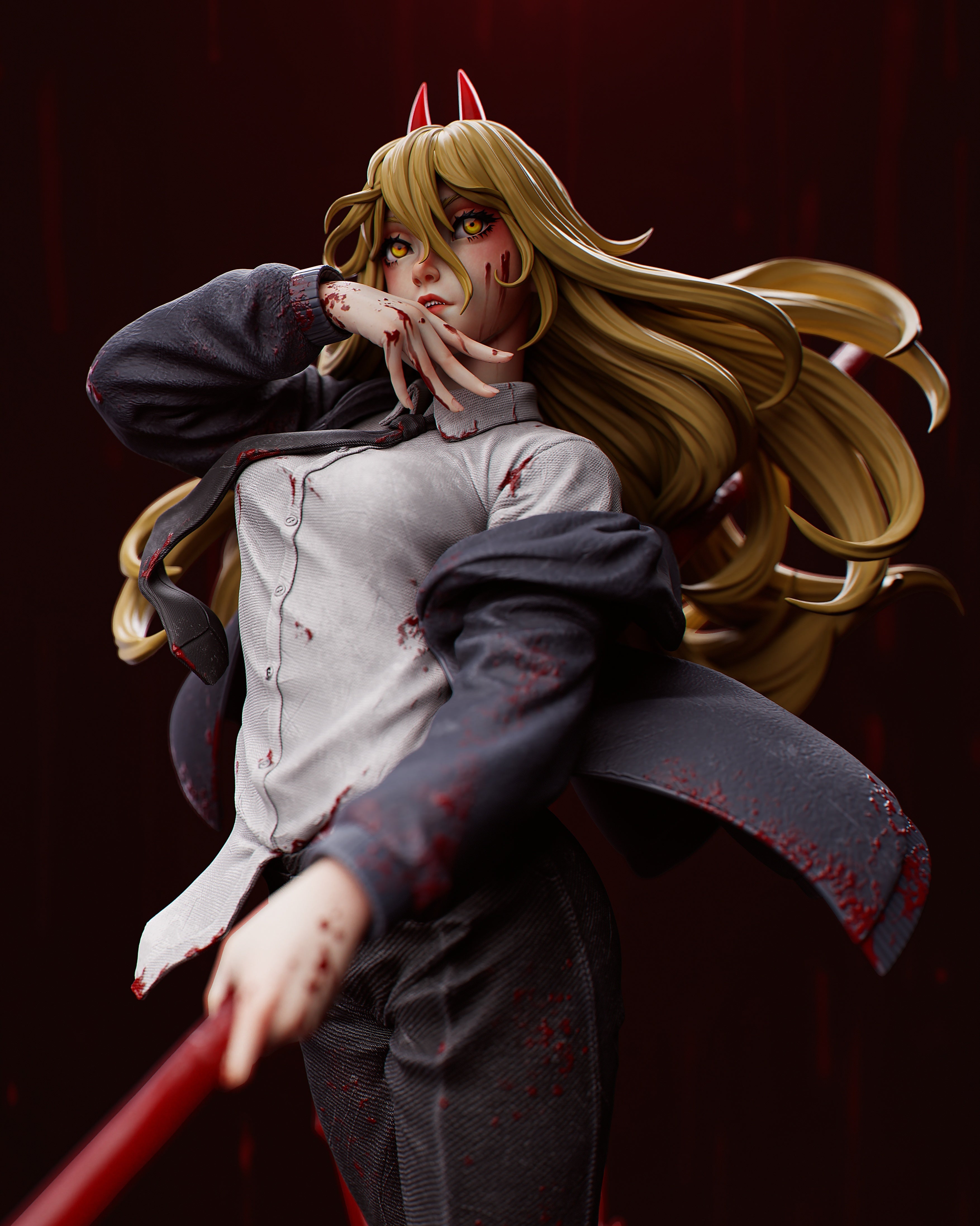 Power - Chainsawman  (SFW/NSFW 18+ Only) - 1:6, 1:9 Scale Figures & Bust