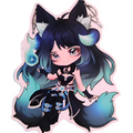 Kitsu Moonvale Chibi Sticker