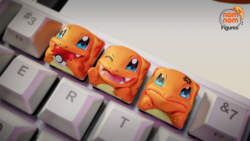 Charmander - Pocket Monsters - Keyboard Keycaps